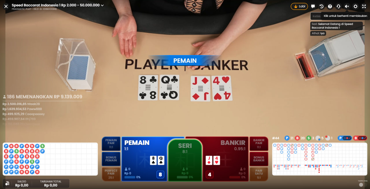 Pragmatic Play Baccarat Indonesia: Panduan Lengkap untuk Pemain